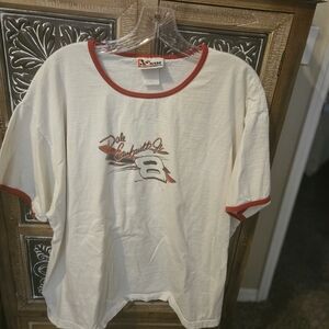 Chase Authentics White and Red Racing Tee